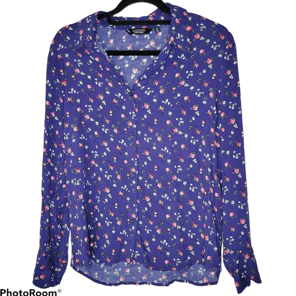 & other stories floral button down shirt